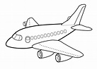 Dibujos de Aviones para colorear e imprimir gratis