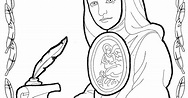 Sor Juana Inés de la Cruz - free coloring pages | Coloring Pages