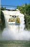 Cable car that takes you up to the top of the Montmorency Falls in ...