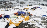 A Scene of Destruction After Ice Thunders Into Everest Base Camp - The ...