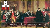 📚 Tus Efemérides Escolar 2012-2023 📅: 5 de Julio de 1811 Firma del Acta ...