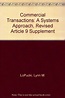 『Commercial Transactions: A Systems Approach, Revised - 読書メーター