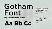 Gotham Font Family Free Download | Dafont Online