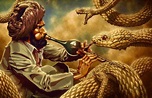 O encantador de serpente por ZachSmithson | Snake charmer, Rapper art ...