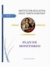 Plan de Monitoreo Dorotea | PDF | Maestros | Evaluación