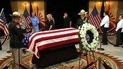 Hundreds Honor John McCain At Public Viewing