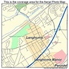 Aerial Photography Map of Langhorne, PA Pennsylvania