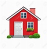 ilustración de lo cool icono detallado casa roja sobre fondo blanco ...