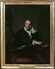 Gabriel-François Doyen (1726-1806), peintre;Près de lui, une ébauche de ...