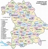 Mapa de Baviera 2008 - Tamaño completo
