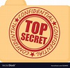 Top secret icon cartoon style Royalty Free Vector Image