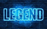 Download wallpapers Legend, 4k, wallpapers with names, horizontal text ...