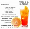 Tequila Sunrise - Festejá con Estilo! Como preparar un Tequila Sunrise ...