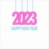 2023, 新年快樂, 标题文字, 新年向量圖案素材免費下載，PNG，EPS和AI素材下載 - Pngtree