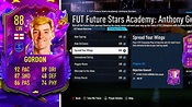 HOW TO COMPLETE FUT FUTURE STARS ACADEMY ANTHONY GORDON OBJECTIVES FAST ...