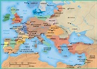 Medieval European Geography | Medieval Europe Map | Europe map, History ...