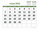 Calendario Mayo 2023 de México | WikiDates.org