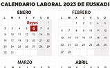 Calendario laboral de Euskadi en 2023: fechas de festivos | El Correo