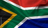 Flag of South Africa Südafrika Fahne Flagge Stock-Illustration | Adobe ...