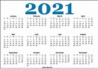 Free Printable 2021 Calendars Horizontal - Hipi.info