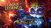 League of Legends presenta el calendario de parches para el año 2022 ...