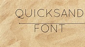 Quicksand Font Free Download