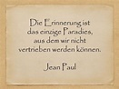 Geburtstagssprüche - Die Erinnerung - Jean Paul | Sprüche, Literarische ...