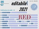 Modello RED 2021 editabile in pdf