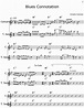Blues Connotation - Sheet music for Piano, Tenor Saxophone