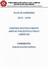 Calaméo - Plan de Gobierno Frente Amplio por Justicia, Vida y Libertad