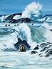 Stormy Seas - PATTERSON FINE ART - Paintings & Prints, Animals, Birds ...