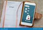Ghosting on Mobile Phone on Table with Diary, Ghosted To Cut All ...