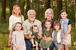 Extended Family Portrait - A Wooded Setting for 3 Generations