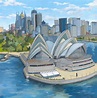 No.2 - Sydney Opera House - Illustration by Jonathan Chapman | House ...