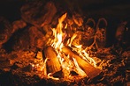 Bonfire de papel de parede, fogo, chama, queimadura, lenha, brasa HD ...