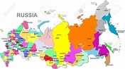 Russian federation map - Map of Russian federation (Eastern Europe ...