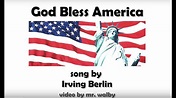 God Bless America with lyrics and notes by ~Visual Musical Minds~ | God ...