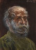Adolph MENZEL | The Head of a Bearded Man