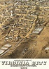 Virginia City, Nevada in 1875 - Bird's Eye View Map, Aerial, Panorama ...