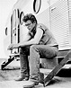 “James Dean, 1955, photographed during the production of Giant, his ...
