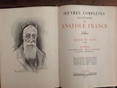 OEUVRES COMPLETES ILLUSTREES de ANATOLE FRANCE par FRANCE . Anatole ...