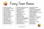 The Ultimate Funny Team Names Checklist In 2023