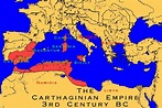 The Carthaginian Empire 3rd century BC | Map, Carthage, Empire