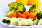 Verduras al vapor de guarnición extra - La Grosella® - Comida para ...