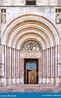 View at the Entrance To Baptistery of Parma in Italy Stock Image ...