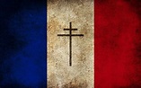 France, French flag, Lorraine Cross - Free Wallpaper / WallpaperJam.com