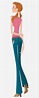 Tall Girl Clipart, HD Png Download - kindpng