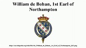 William de Bohun, 1st Earl of Northampton - YouTube
