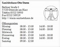 Sanitätshaus Otto Sturm in Osterode am Harz - Öffnungszeiten