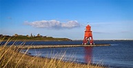 Download free photo of South shields,lighthouse,pier,groyne,harbour ...